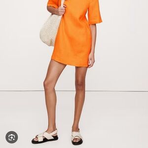 Vibrant Banana Republic Orange Mini Dress NWT